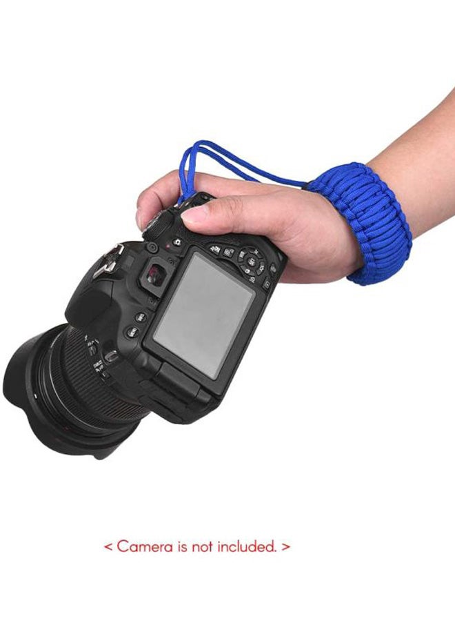ANDOER - Adjustable Paracord Camera Wrist Strap Royal blue - Image 1