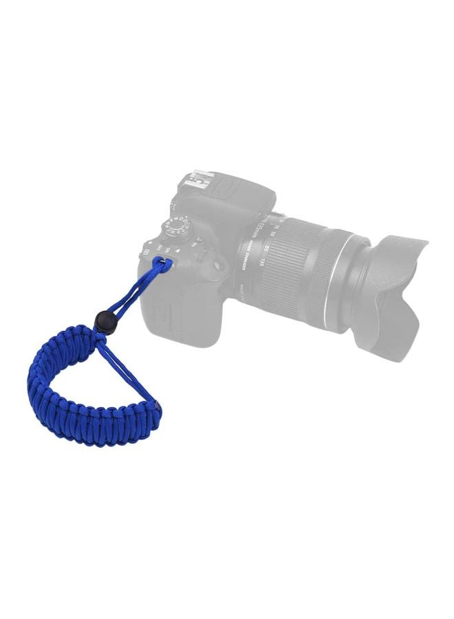 ANDOER - Adjustable Paracord Camera Wrist Strap Royal blue - Image 1