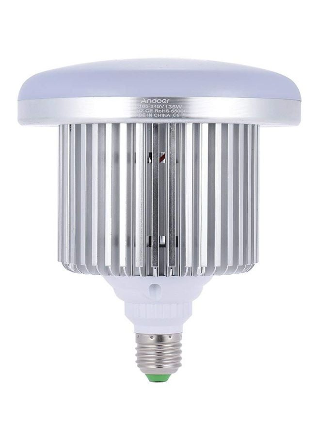 ANDOER Photo Studio Photography 135W LED Lamp Light Bulb 132 Beads 5500K E27 White - Image 1