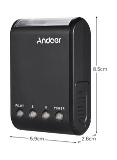 ANDOER Professional Portable Mini Digital Slave Flash Black  - Image 4