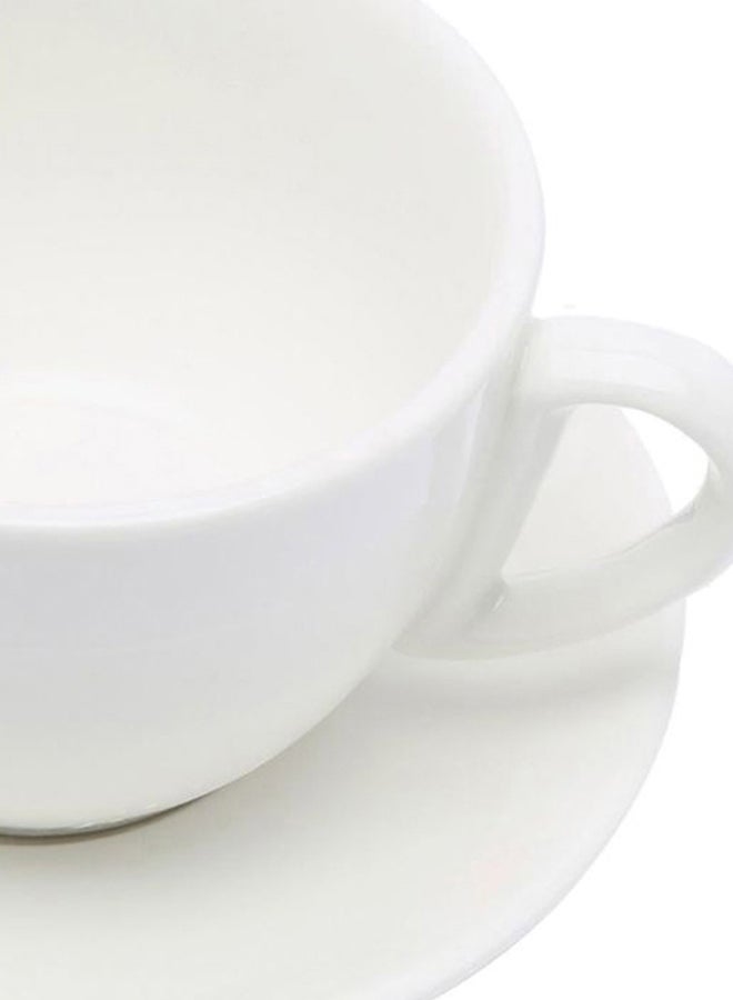 Verona Set Of 2 Piece Cappuccino Cup N Saucer White  - Image 3
