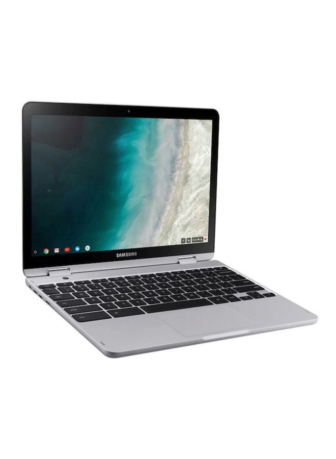 Samsung - Chromebook Plus 2-In-1 Laptop With 12.2-Inch Display, Celeron Processor/4GB RAM/32GB eMMC Flash Drive/Intel HD Graphics 615 Stealth Silver - Image 1