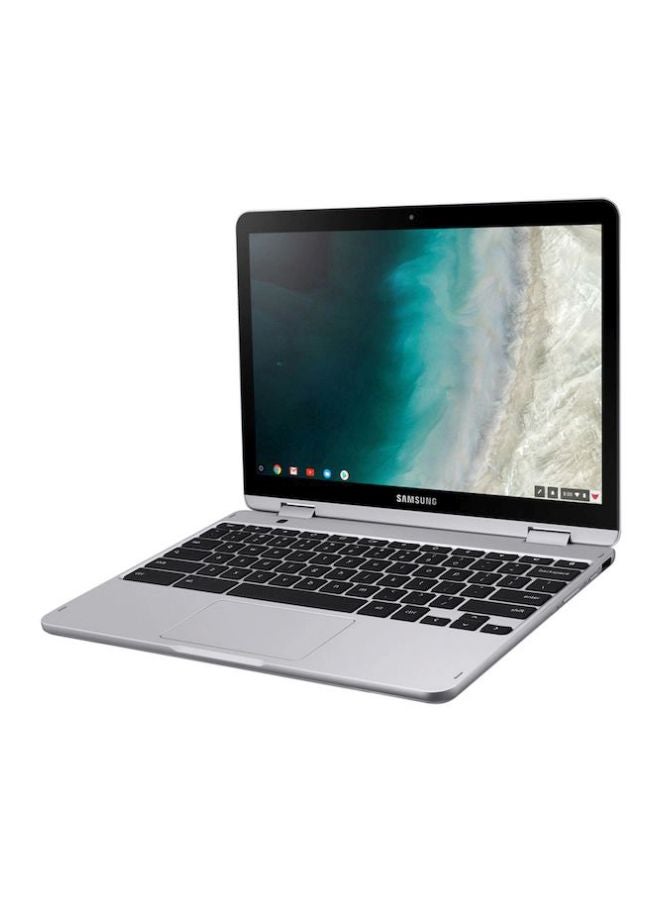 Samsung - Chromebook Plus 2-In-1 Laptop With 12.2-Inch Display, Celeron Processor/4GB RAM/32GB eMMC Flash Drive/Intel HD Graphics 615 Stealth Silver - Image 1