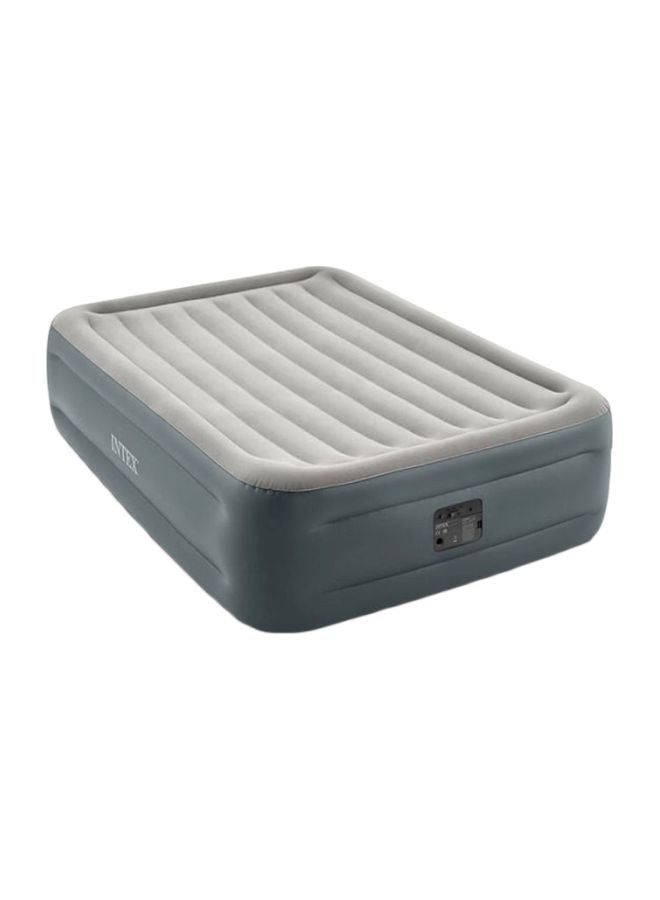 INTEX - Dura-Beam Plus Series Essential Rest Airbed With Fiber Technology Grey 203x152x46cm - Image 1