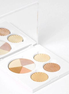 OFRA Glow Up Highlighter Palette Golden Bronze/Cool Pink/Pearly White  - Image 5