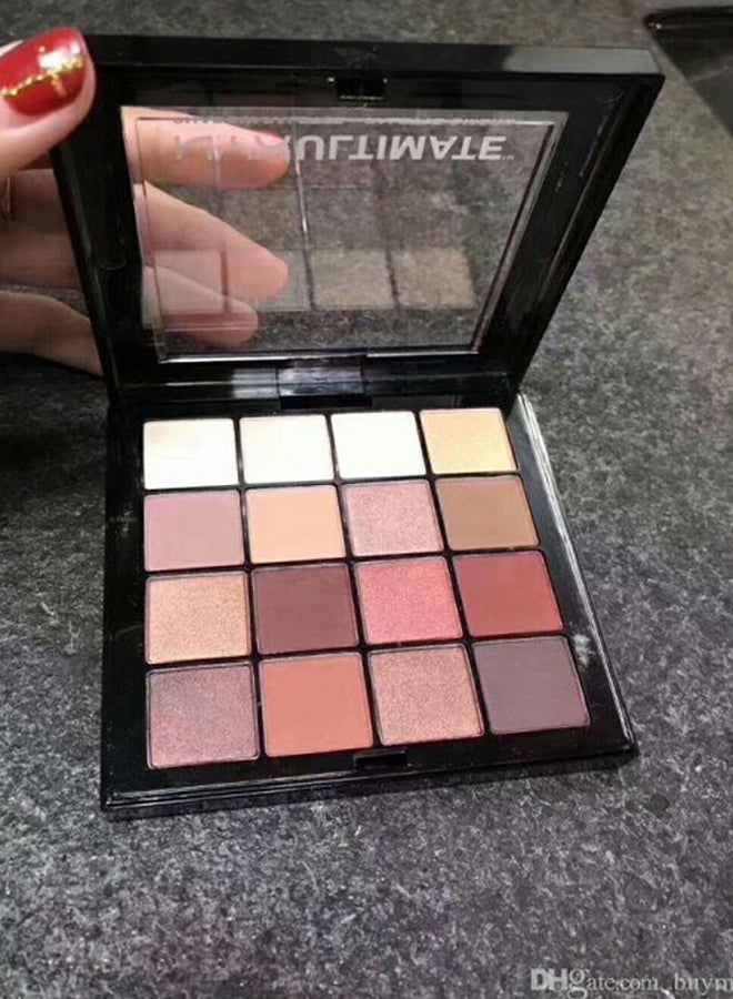 NYX PROFESSIONAL MAKEUP - Ultimate Multi-Finish Eye Shadow Palette 03 Warm Neutrals - Image 1