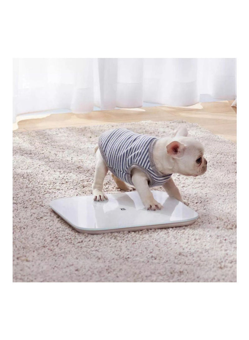 Generic - Universal Weight Measuring Scale With Mi Fit App Support White 30.00x4.00x30.00cm - Image 1