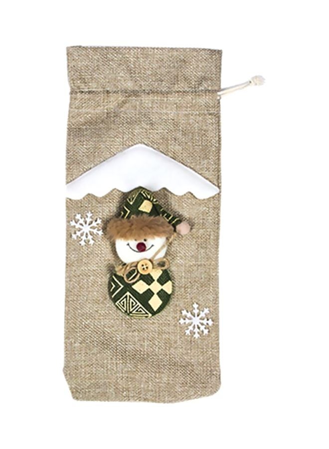 Cool Baby Christmas Decoration Bottle Cover Beige 30x14x1cm - Image 1