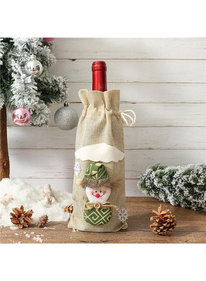 Cool Baby Christmas Decoration Bottle Cover Beige 30x14x1cm - Image 2