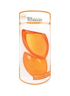 REAL TECHNIQUES Miracle Complexion Sponge With Travel Case Orange  - Image 2