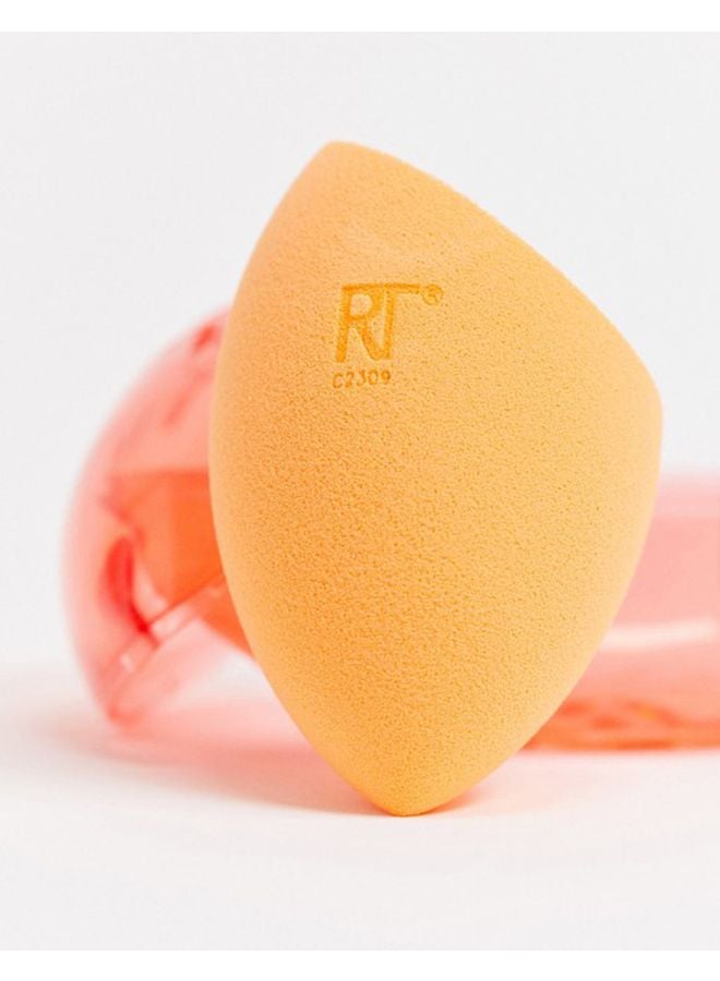 REAL TECHNIQUES - Miracle Complexion Sponge With Travel Case Orange - Image 1