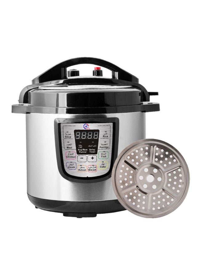 بادريق جهاز طهي بالضغط الكهربائي 8.0 L 1200.0 W 802 أسود/ فضي - Image 1