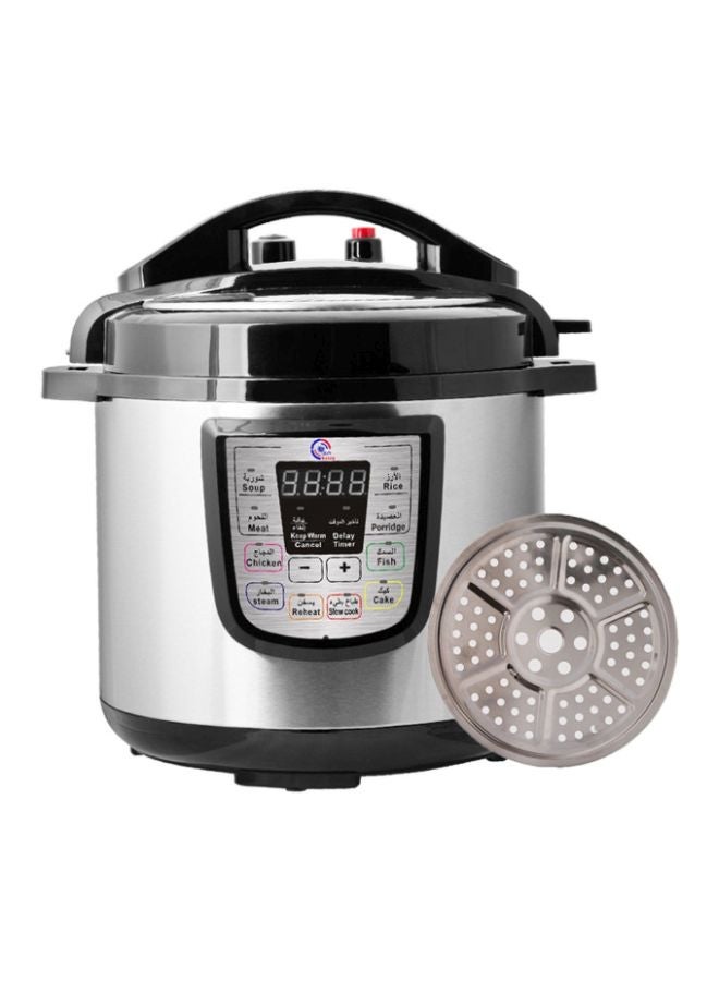 بادريق جهاز طهي بالضغط الكهربائي 10.0 L 1400.0 W 1002 أسود/ فضي  - Image 1