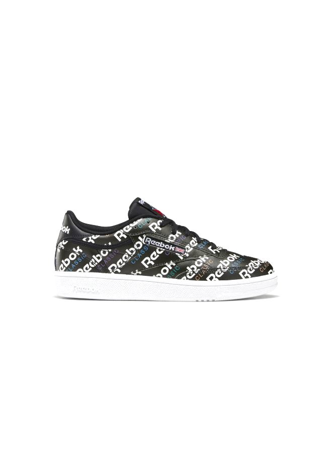 Club C 85 Low Top Sneakers Black/White/Sunglow/Cyan - v1607693439/N30817014V_2