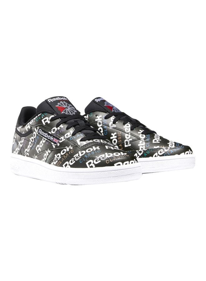 Club C 85 Low Top Sneakers Black/White/Sunglow/Cyan - v1607693440/N30817014V_1