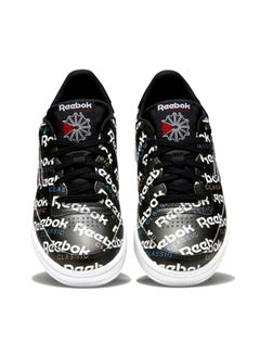 Reebok Club C 85 Low Top Sneakers Black/White/Sunglow/Cyan  - Image 3