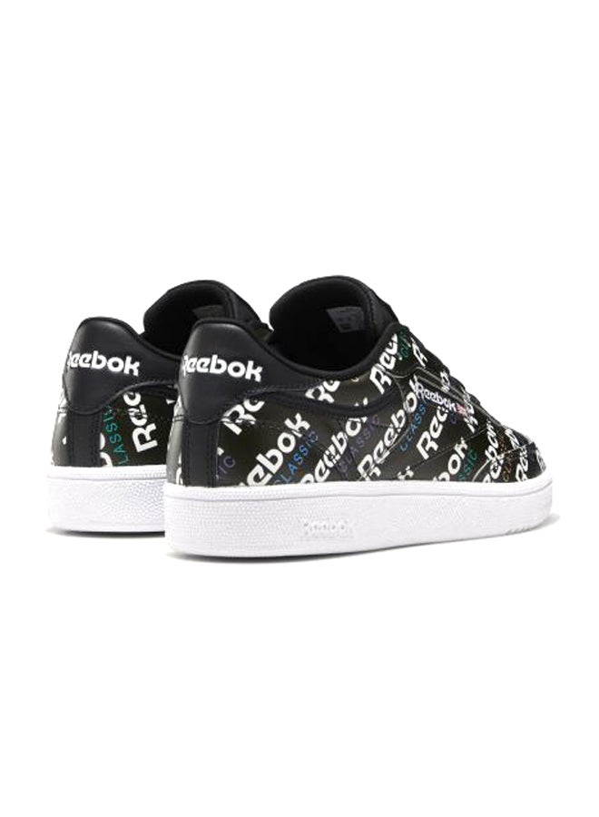 Club C 85 Low Top Sneakers Black/White/Sunglow/Cyan - v1607693440/N30817014V_5