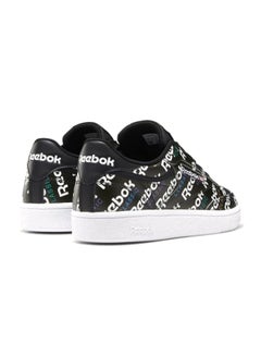Reebok Club C 85 Low Top Sneakers Black/White/Sunglow/Cyan  - Image 5