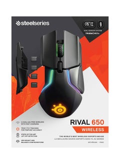 Rival 650 - Quantum Wireless Gaming Mouse - Rapid Charging Battery - Low 0.05 Lift-Off Distance - 256 Weight Configurations - v1607694900/N27297005A_10