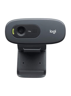 Logitech C270 Desktop Or Laptop Webcam Black  - Image 1
