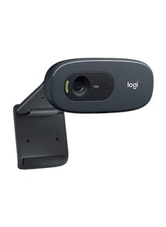Logitech C270 Desktop Or Laptop Webcam Black  - Image 2