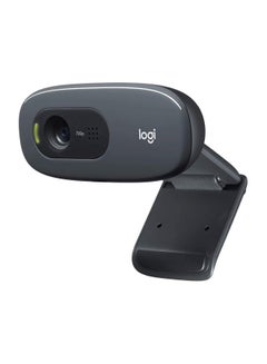 Logitech C270 Desktop Or Laptop Webcam Black  - Image 3