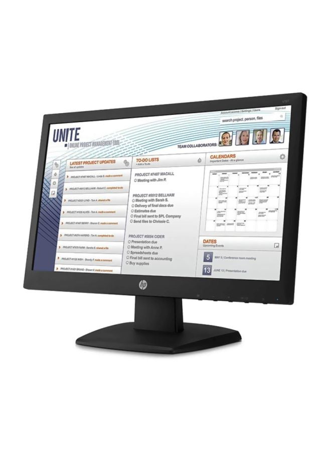 HP Hp 18.5-Inch Lcd Monitor V197 Black - Image 4