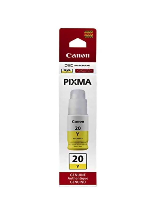 Canon 20Y Replacement Ink Cartridges For PIXMA G6020/G5020 Yellow - Image 2