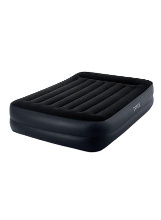 Queen Dura Beam Basic Series Fiber-tech Technology Pillow Rest Raised Bed Plastic Black - v1607695430/N11002385A_1