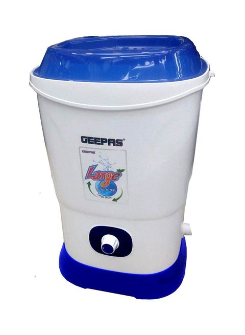 Geepas GLM18013 Portable Laban Maker | Powerful Copper Motor,Transparent Cover, Removeable Drain Pipe, Compact & Lightweight, Quick & Easy GLM18013 White/Blue