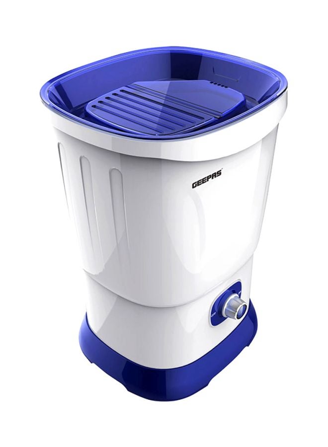 GEEPAS - Geepas GLM18013 Portable Laban Maker | Powerful Copper Motor,Transparent Cover, Removeable Drain Pipe, Compact & Lightweight, Quick & Easy GLM18013 White/Blue - Image 1