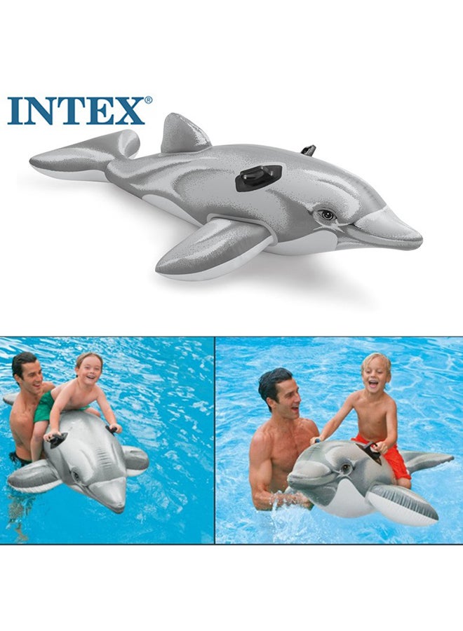 INTEX Dolphin Ride-On 79x30inch - Image 5