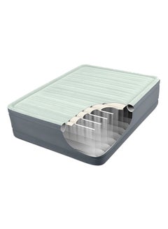 INTEX Full Premaire Airbed Green/Grey 191x137cm  - Image 2