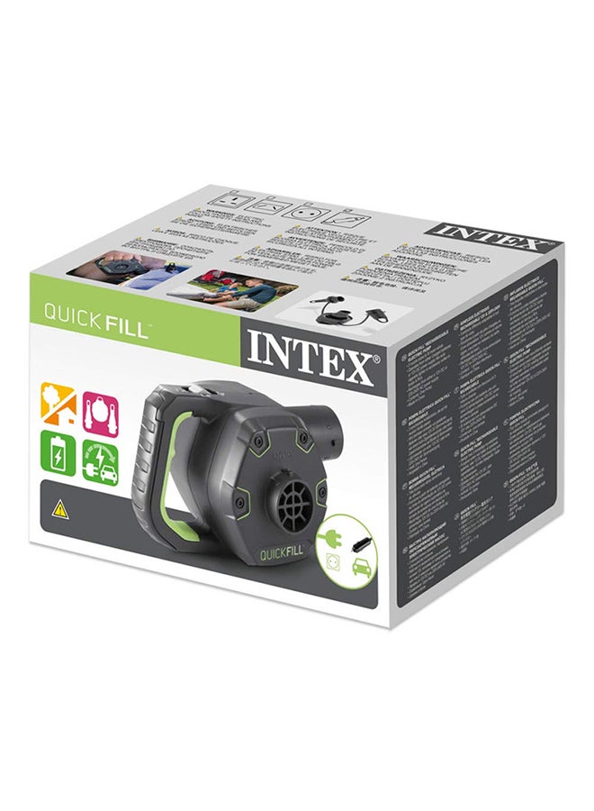 انتكس مضخة تعبئة سريعة قابلة لإعادة الشحن أسود 19.3x14.2x12.3سم - Image 3