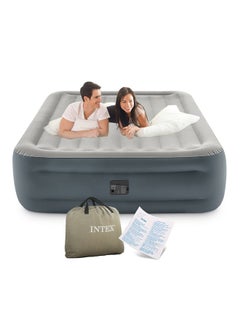 INTEX Dura-Beam Plus Series Essential Rest Airbed With Fiber Technology Grey 203x152x46cm  - Image 4