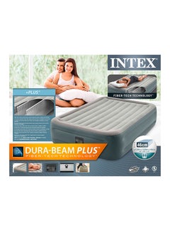 INTEX Dura-Beam Plus Series Essential Rest Airbed With Fiber Technology Grey 203x152x46cm  - Image 5