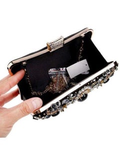 Cool Baby Stone Studded Party Clutch Multicolour  - Image 3