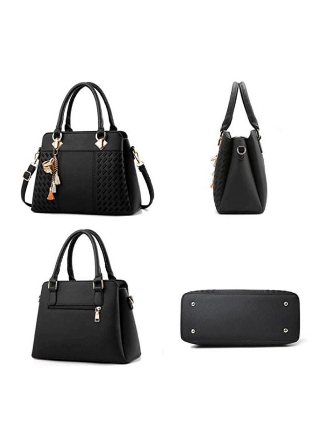 Polyurethane Satchel Black - v1607695907/N22737587A_2