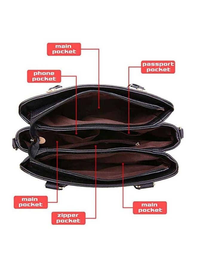 Polyurethane Satchel Black - v1607695907/N22737587A_3