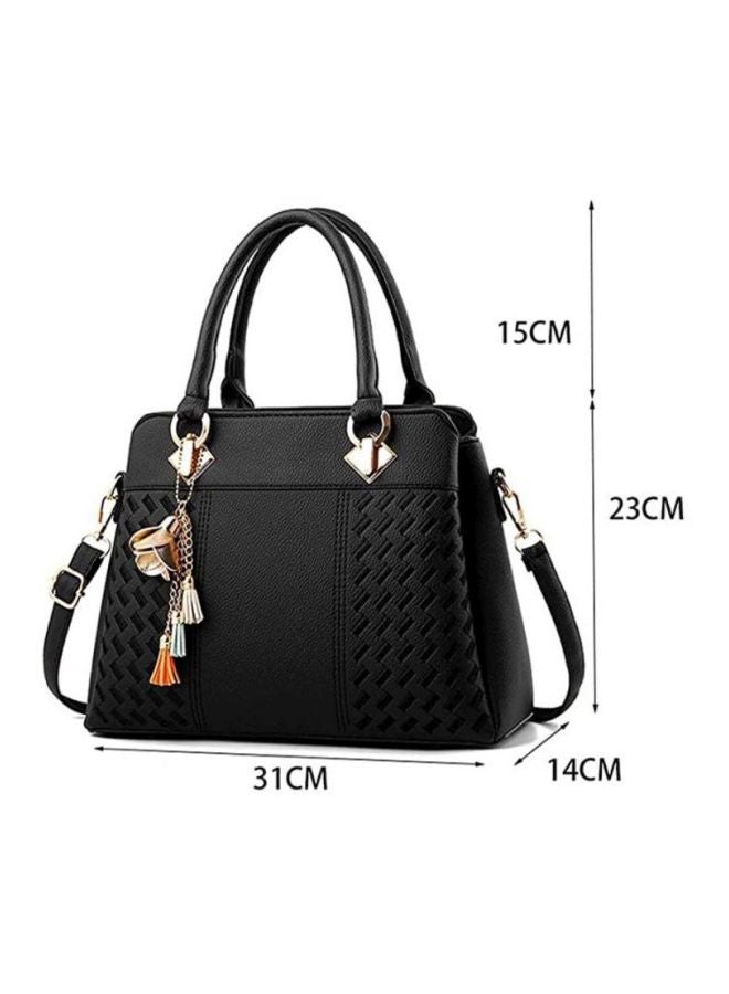 Polyurethane Satchel Black - v1607695907/N22737587A_6