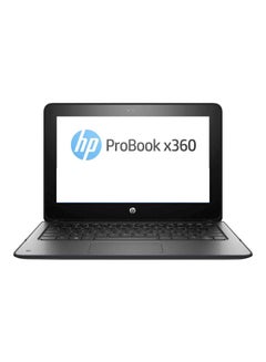 ProBook x360 11-G1 EE Convertible 2-In-1 Laptop With 11.6-Inch Display, Celeron Processor/4GB RAM/64GB eMMC Flash Drive/Intel HD 500 Graphics Windows 10 Black
