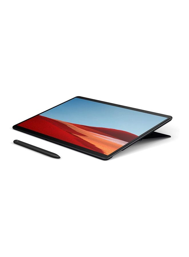 Microsoft - Surface Pro X With 13-Inch Touch Screen Display, Microsoft SQ1 Processor/8GB RAM/128GB SSD/Microsoft SQ1 Adreno 685 GPU With WiFi + 4G LTE Matte Black - Image 1