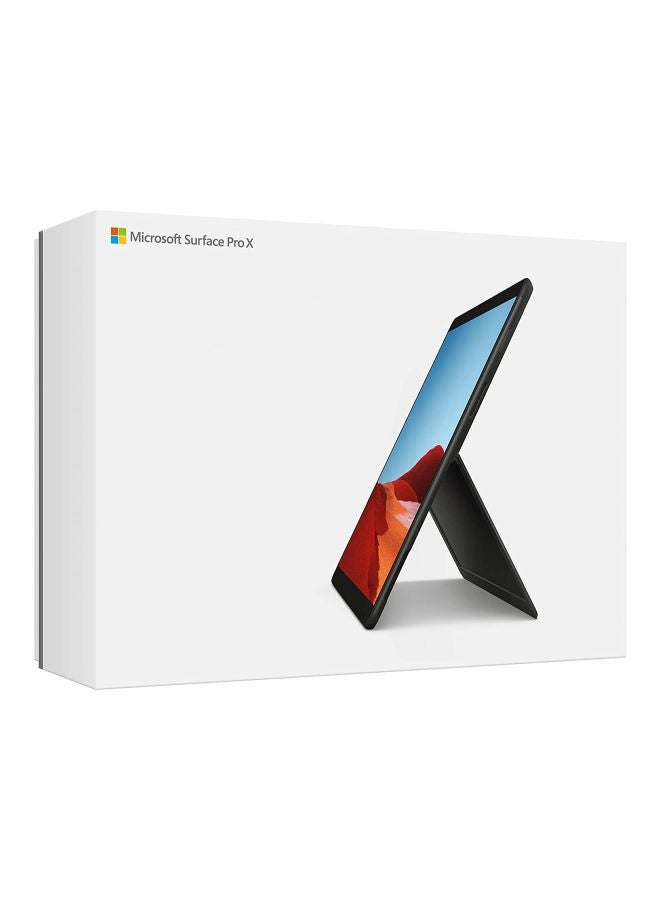 Microsoft - Surface Pro X With 13-Inch Touch Screen Display, Microsoft SQ1 Processor/8GB RAM/128GB SSD/Microsoft SQ1 Adreno 685 GPU With WiFi + 4G LTE Matte Black - Image 1