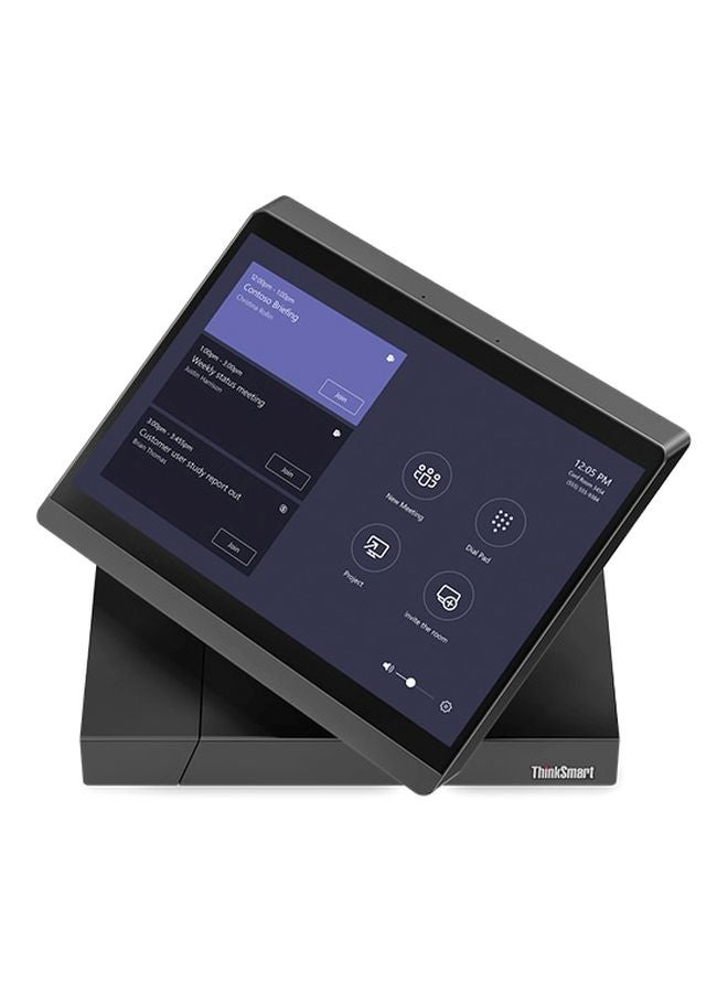 Lenovo - ThinkSmart Hub 500 With 11.6-Inch Display, Intel Core i5 Processor/8GB RAM/128GB SSD/Intel HD Graphics 630 Black - Image 1