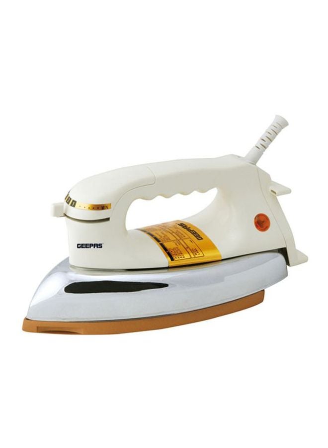 GEEPAS - Automatic Dry Iron- Durable Teflon Plated Sole Plated| Auto Shut Off, Temperature Setting Dial, Overheat Protection 1200 W GDI2780 Multicolour - Image 1