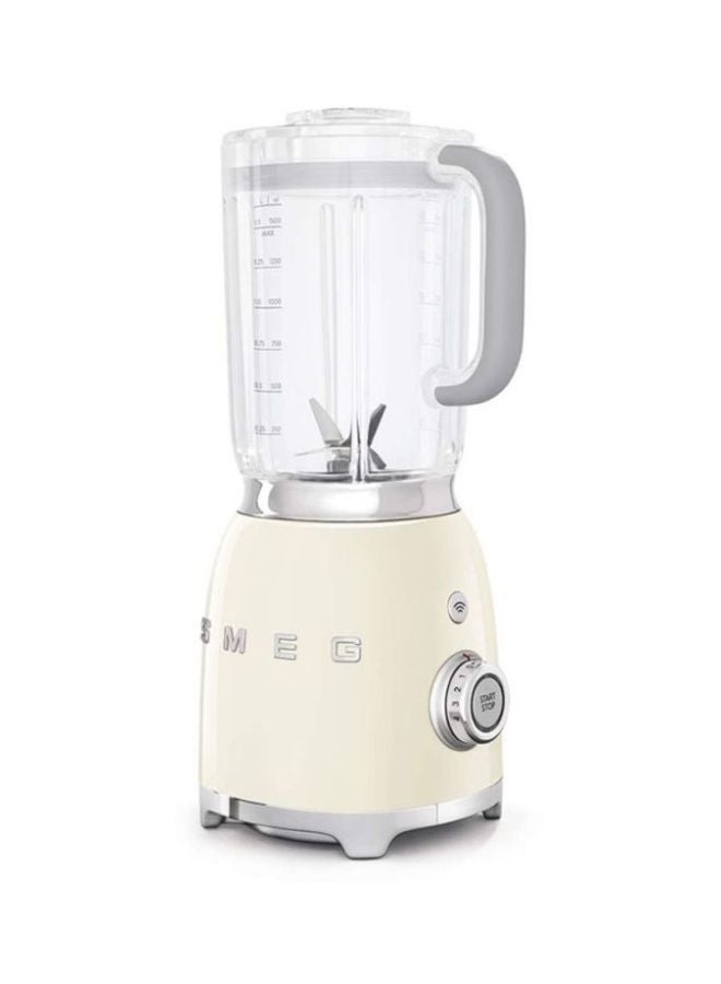 smeg 50's Retro Style Aesthetic Blender 1.5 L 800.0 W BLF01CRUK Cream/Clear  - Image 2