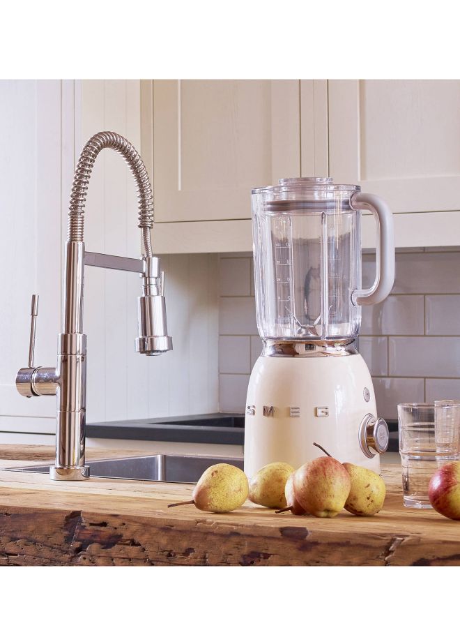 smeg 50's Retro Style Aesthetic Blender 1.5 L 800.0 W BLF01CRUK Cream/Clear  - Image 5