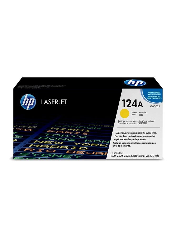 124A Q6002A Toner For Printer Yellow
