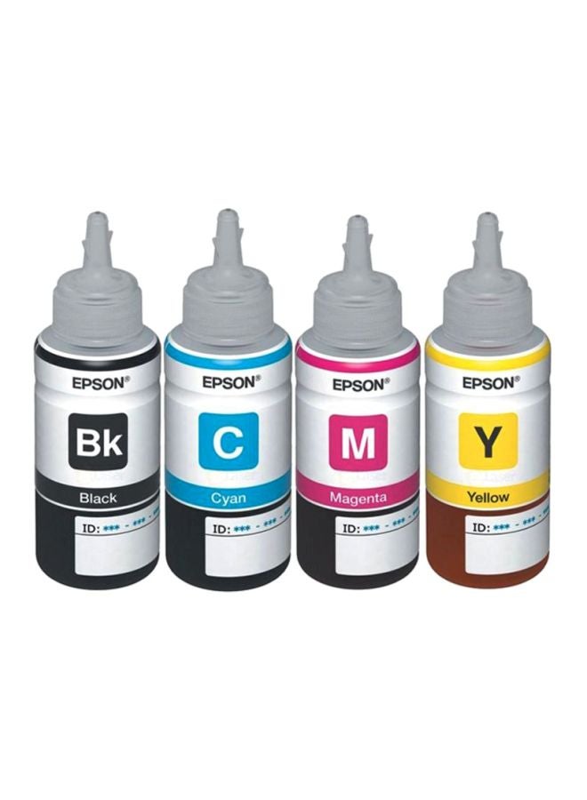 EPSON 4-Piece Ink Toner Cartridge Set 4 x 70ml Multicolour  - Image 1