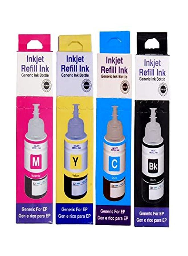 EPSON 4-Piece Ink Toner Cartridge Set 4 x 70ml Multicolour  - Image 2